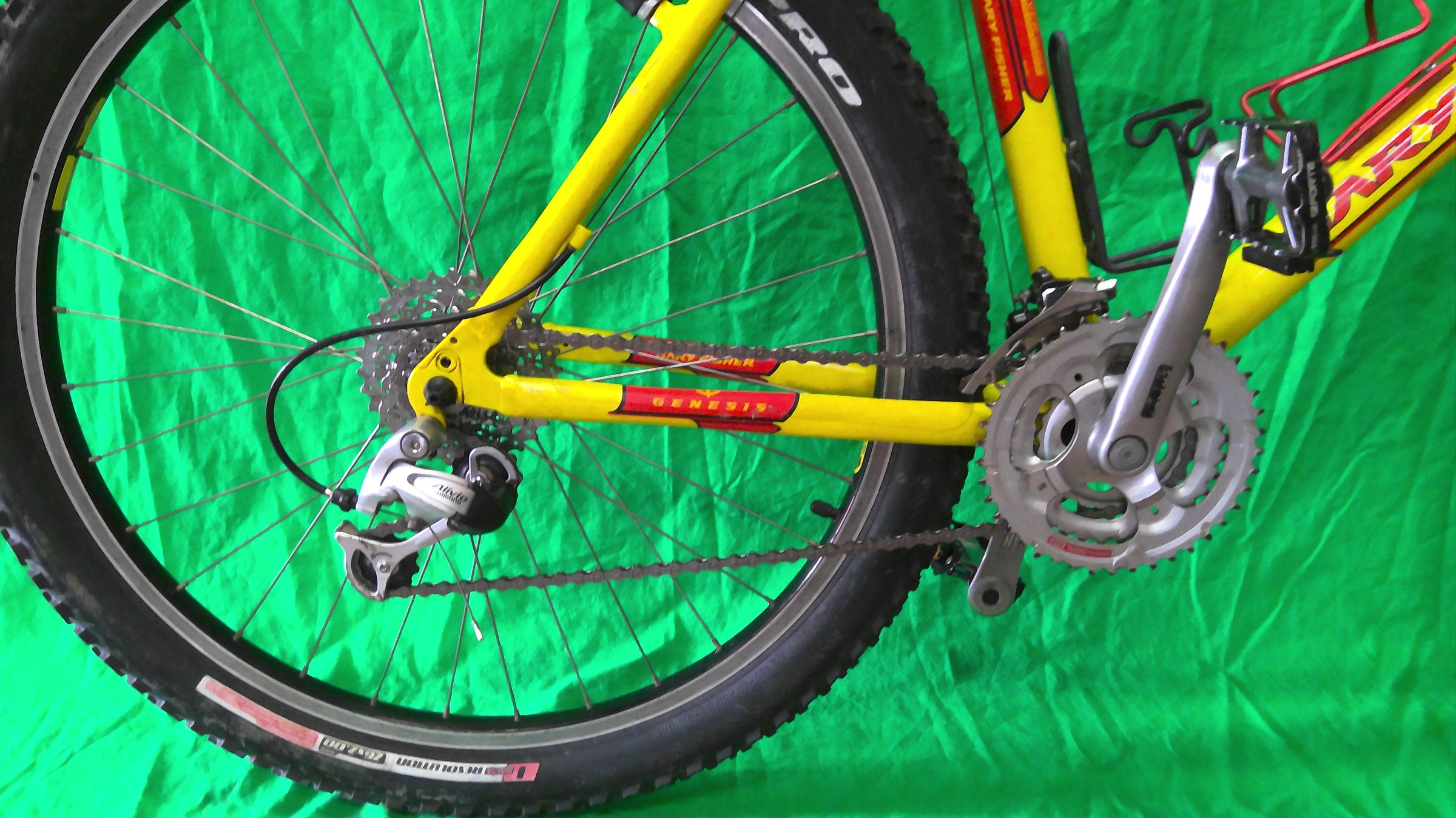 Gary Fisher, Marlin, Medium, Yellow.Red, MTB Hardtail, 1849