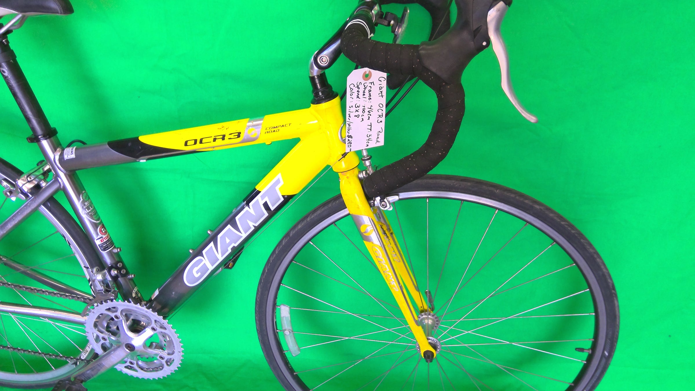 Giant OCR 3, 46cm, Road, Yellow/Silver | HopeCycle
