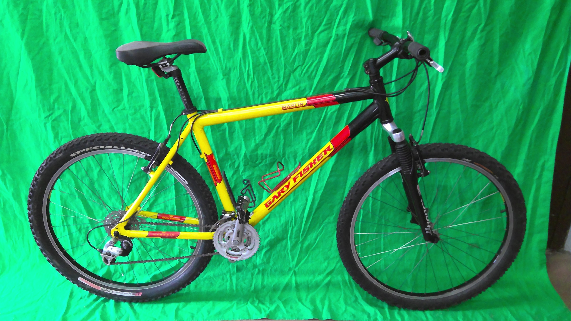 Gary Fisher, Marlin, Medium, Yellow.Red, MTB Hardtail, 1849
