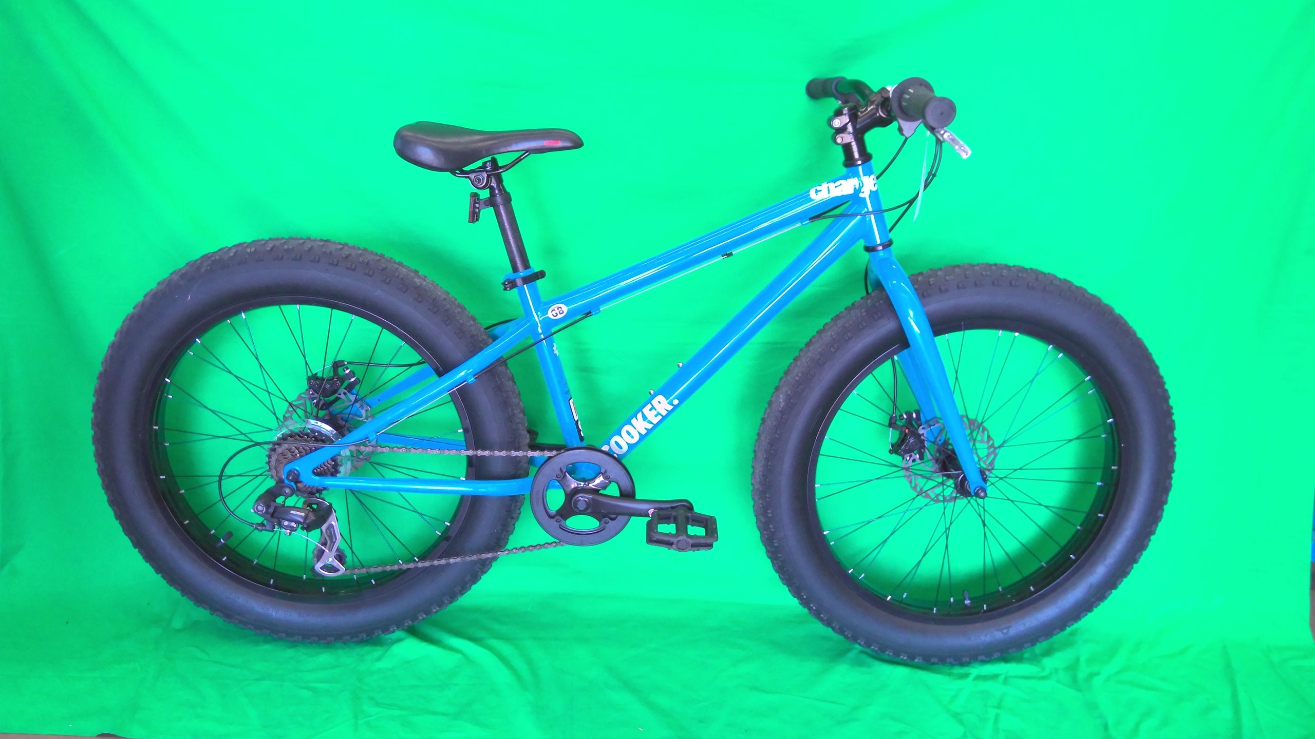 Charge Cooker MTB Hardtail Kids 24 Whl Fatbike Blue